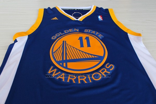 Maglia Golden State Warriors Klay Thompson #11 Blu